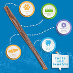 Jack&Pup Gullet Jerky Chew for Small Dogs | Single Ingredient Dog Treats with Glucosamine for Natural Joint Support (12" Gullet Sticks 20pk)