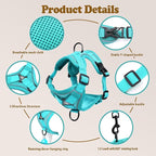 Cat Harness and Leash for Walking, Escape Proof Soft Adjustable Vest Harnesses for Cats
