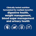 Hill's Prescription Diet w/d Multi-Benefit Digestive/Weight/Glucose/Urinary Management Vegetable & Chicken Stew Wet Dog Food, Veterinary Diet, 5.5 oz. Cans, 24-Pack