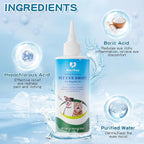 Pet Eye Drops,Gentle&Safe Dog Eye Drop for Infection,Relieve Eyes Itching & Irritation,Remove Tear Stains,Safe for All Animals, 4.06oz,120ml