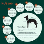 Kuoser Dog Sweater, XS Dog Sweater Pet Cable Knitted Pullover Warm Clothes, Puppy Turtleneck Classic Knitwear Soft Thickening Christmas Outfit, Cold Weather Thermal Wear for Small Dogs, Red XS