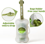 YORJA Dog Poop Bags Rolls with Dispenser & Holder, 510 Pet Waste Bags, 100% Leak Proof Extra Thick and Strong Corn Starch Blend
