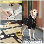 Basic Dog Hoodie Sweatshirts, Pet Clothes Hoodies Sweater with Hat and Leash Hole, Soft Cotton Outfit Coat for Large Medium Small Dogs, Black (Medium)