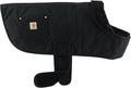 Carhartt Firm Duck Insulated Dog Chore Coat, Durable Weather Resistant Jacket for Cold and Windy Conditions, PFAS Free (Black), Small