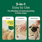 Earth Rated 3-in-1 Soothing Dog Shampoo and Conditioner, Deodorizing Oatmeal Shampoos for Dogs and Puppies, Great for Smelly Pets, White Tea and Basil Scent, 16 oz