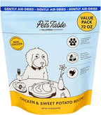 The Pets Table Small Batch Air Dried Dog Food for Dogs Large, Medium and Small | Puppy Dog Food, Adult Dog Food, Senior Dog Food | Chicken & Sweet Potato 4.5 lbs / 72 oz Bag