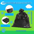 150 Pcs Dog Waste Bags Dog Poop Large Leak Proof Bags 26"x 33" pet Waste Station Can Liners Heavy Duty Pet trash Bin Liner Bag