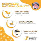 Dog Chits Lamb Ears for Dogs – 100% Natural Baked Lamb Ear Dog Treats – Grain-Free, High Protein, Lower Fat Training Chews – Dental Health & Joint Support – for Medium and Small Pups – 35 Pack