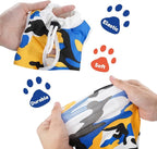 Cat Surgical Recovery Suit, Abdominal Wounds Cone E-Collar Alternative Anti-Licking Or Skin Diseases Pet Surgical Recovery Pajama Suit, Soft Fabric Onesies for Cats (S, Blue)