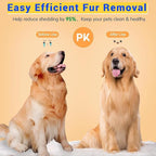 Generic Pink Cat grooming brush, Pet hair brush with Massage Particles, Self Cleaning Dematting Comb for Dogs and Cats, Easy to Use, Ergonomic Handle Design