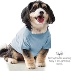 Toby II - The Perfect Tee, 3 Pack Short Sleeve Pet T-Shirt 100% Organic Cotton Tees Clothes for Small, Medium, Large Dogs, Navy Camo, XX-Large