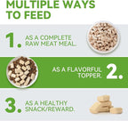 OPET Freeze Dried Cat Food, Chicken & Salmon Oil Recipe, Complete & Balanced Meal or Topper, Premium, Healthy, Grain Free, High Protein Raw Cat Freeze Dried Treats (10 oz, Chicken)