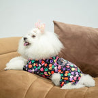 CuteBone Small Dogs Valentines Outfit Soft Puppy Onesies Pjs Dog Pajamas Pet Coat Cat Apparel Comfy Doggie Jumpsuit Bodysuit for All Seasons P272XL
