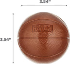 Outward Hound by Planet Dog Basketball, Durable Treat-Dispensing Dog Ball, Interactive Fetch Toy, Orbee-Tuff, Mint Scented, BPA-Free, for Indoor & Outdoor Play, Brown