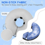 Supet Inflatable Dog Cone Collar Alternative After Surgery, Doggie Neck Donut Collar Recovery ECollar for Post Surgery, Soft Dog Cone for Small Medium Puppies Cats
