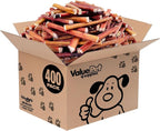 ValueBull Bully Sticks for Dogs, Medium 6 Inch, 400 Count Wholesale Pack - All Natural, Grass Fed, Single Ingredient, Long Lasting Dog Treats