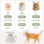 Cat Cone Collar Soft: Comfortable Waterproof Mesh Recovery Cone After Surgery to Stop Licking and Scratch, Alternative to Plastic Elizabeth Head/Neck Cone