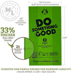 Doggy Do Good Poop Waste Bags, Unscented USDA Certified Biobased, Leak Proof, Certified Home Compostable, 10 Bags with Premium Dispenser