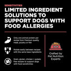 Go! Solutions Sensitivities Limited Ingredients, Grain-Free Dry Dog Food, Salmon Recipe for Sensitive Stomach, 3.5 lb Bag