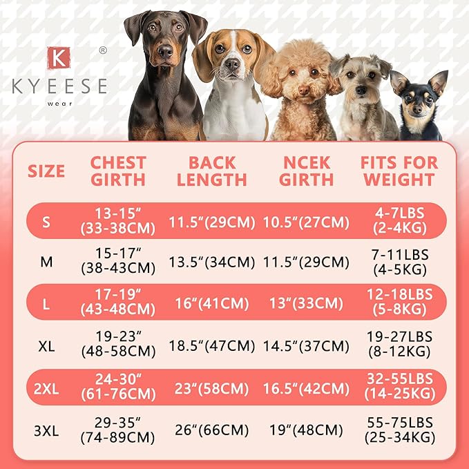 KYEESE 2Pack Dog Sweater Warm Lightweight Dogs Clothes Stretchy Dog Outfit for Small Dogs Boy Girl Soft Pets Fleece Sweater Turtleneck Pet Coat Comfy Sleeveless Doggie Sweatshi Red,XL
