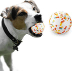 Dog Balls, Indestructible Dog Toy Ball for Aggressive Chewers, Durable High Elasticity Interactive Ball for Training Dog Catch and Fetch, Large Medium Small Dog and Puppies(2.5in, 1pcs)