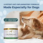Petscy - Calming Chews for Dogs, Natural Dog Calming Chews with GABA and Lemon Balm for Stress & Anxiety Relief, Bite Sized Dog Anxiety Chews, Calming Dog Treats, 120g