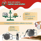10ft Retractable Dog Leash for Small Dogs, Puppies, and Cats, 360° Tangle-Free, One-Handed Brake, Applicable to Pets of Small Size