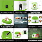 Automatic Ball Launcher for Dogs, 40-80Ft Distance Dog Ball Thrower Launcher, Rechargeable Automatic Dog Balls Launchers with 4 Balls (2.5"), Remote Control Thrower for Medium/Large Dogs (Green)