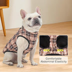 SCENEREAL Dog Winter Coat Boy Girl- Warm Jacket with Built-in Harness for Small & Medium Dogs, Fall Winter Waterproof Cold Weather Coat, Fleece Puffer Vest - Windproof Snow Puppy & Pet Clothes