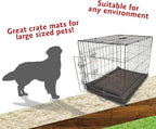 42" Villa Storm Gray Crate Dog Bed Mat By Majestic Pet Products