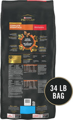 Purina Pro Plan Adult 7 Plus Complete Essentials Shredded Blend Beef and Rice Formula High Protein Dog Food for Senior Dogs - 34 lb. Bag
