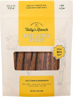 Tally's Ranch Beef Jerky Dog Treats | High Protein, 80% Beef, All Natural, 5 Simple Ingredients, No Added Sugar | Healthy Treats for Dogs | Made in The USA, 4 oz Bag