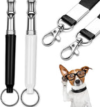 Dog Whistle to Stop Barking Neighbors Dog,2 Pcs Adjustable Ultrasonic Silent Dog Whistle