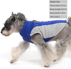 KOOLTAIL Small Dog Sweater - Dog Fleece Vest Jacket with Leash D-Ring for Small Medium Dogs, Soft Pullover Winter Warm Cold Weather Coats, Pet Fall Clothes Outfit for Puppy Cat Boys&Girls, Blue XS