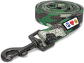 Pawtitas 6 FT Puppy Dog Leash - Comfortable Handle, Highly Reflective, Heavy Duty Training Leash - Available in Small, Camo Green