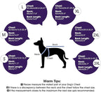 Dog Coat for Large Dogs,XL Dog Winter Jacket,Warm Turtleneck Dogs Coat with Reflective,Pet Vest Water-Resistant Doggy Snowsuit Snow Jacket,Winter Waterproof Windproof Pet Vest Coats,Purple,XL
