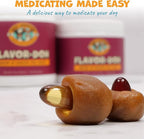 Flavor-Doh - Flavored Pill Wrap for Dogs to Hide Capsules and Create Pill Treats for Dogs - Easy-to-Use Treat Paste for Pet Medication - Bacon n' Cheese (8oz)