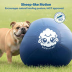 Race&Herd 30" Original XXL Herding Ball for Dogs - Giant Herding Dog Ball Australian Shepherds, Herding Toys, Dog Training Toy for Large Breeds, Dog Toy for Outdoor Play (Large Dogs/Horses, Yellow)