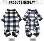 SCENEREAL Dog Pajamas for Small Medium Large Dogs Soft Pet Sweater Clothes Warm Puppy Onesie Outfits for Doggie Winter Christmas - Dog Jammies Pjs