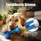 Dog Toys for Aggressive Chewers, Chew Toys for Medium Large Dogs, Durable Natural Rubber Toys with Bacon Flavor, Indestructible Dog Toy,Blue