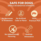 Gaines Pet Pig Ears for Dogs – 100 Count, All-Natural Whole Ears – No Additives or Hormones, Rawhide Alternative, Supports Dental Health, Easily Digestible Treat for Small to Large Dogs
