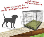 Majestic Pet Orthopedic Memory Foam Dog Crate Mat - Plush Pet Bed Pad for Crates & Kennels | USA Crafted | 30"x21" Villa Fern