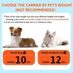 Petskd Top-Expandable Pet Carrier 18x11x11 Inches Delta American United Airline Approved, Soft-Sided Carrier for Small Cats and Dogs with Locking Safety Zippers and Anti-Scratch Mesh(Black)