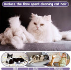 QBLEEV Cat Pajamas for Cats Only, Sticky Hair Kitten Clothes, Prevent Lost Fur Pet Onesie Shirts Costumes Outfits for Daily Wear Parties Photography, Recovery Suit for Small Dogs