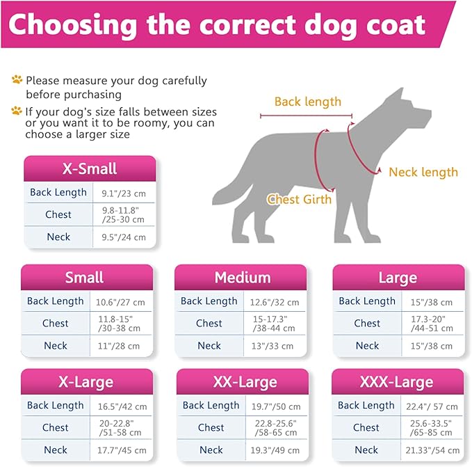 Fleece Hoodie, Windproof Waterproof Coat, Winter Warm Jacket, Cold Weather Pet Apparel Clothes Vest for Small Medium Large Dogs (S, Pink)