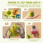 Frozen Dog Treat Toy to Keep Them Busy, Cognitive Dog Enrichment Toys for Brain Stimulation, Long Lasting Interactive Toys to Reduce Boredom & Anxiety Relief,Gift for Puppy Medium