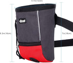 LIOPARD Treat Training Pouch for Dogs, Pet Treat Pouch, Dog Treat Pouches, Dog Treat Bag, Dog Training Treat Bag, Slanted Opening, Ideal for Dog Walking & Training (red)