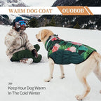 Dog Coats for Large Dogs,XL Dog Coat,Warm Fleece Winter Coat with D-Ring,Back Zipper Pet Jacket for Large Dogs,Waterproof Pet Snow Jacket Clothes Snowsuit Beagle Corgi Border Collie,XL