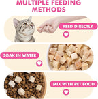 Freeze Dried Cats & Dogs Raw Treats, All Natural Single Ingredient Chicken Breast, High Protein Healthy Pet Training Treats or Food Topper, 6 oz