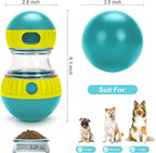 Dog Treat Toy, Interactive Treat Dispensing Dog Toys, Adjustable and Durable Dog Puzzle Toy for Small/Medium/Large Breed Dogs to Keep Them Busy (Green)
